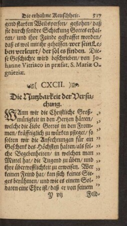 Die Nutzbarkeit der Versuchung.