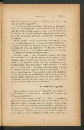 El teatro de los poetas.