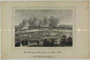 Belagerung Dresdens 1760 - Stadtansicht