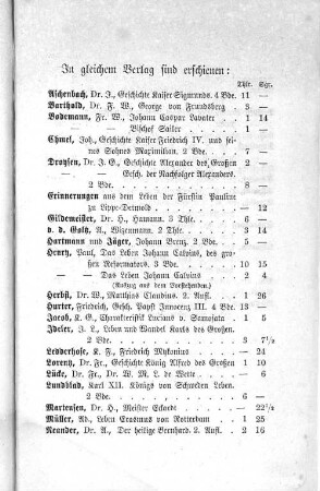 Im gleichen Verlag sind erschienen: