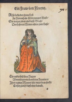 Ein Fraw von Florentz.