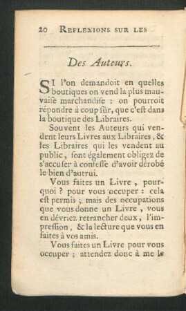 Des Auteurs.