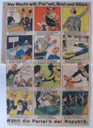 Bilderbogen zur Reichstagswahl 1928 (?)