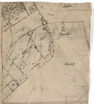 Breitenau, ehem. Kloster, westliche Vorhöfe mit Gärten