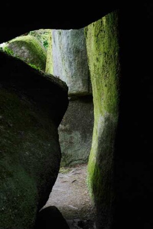 Frankreich. Bretagne. Finistere. Huelgoat. Granit Chaos