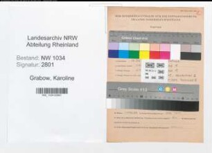 Entnazifizierung Karoline Grabow , geb. 23.12.1892 ()