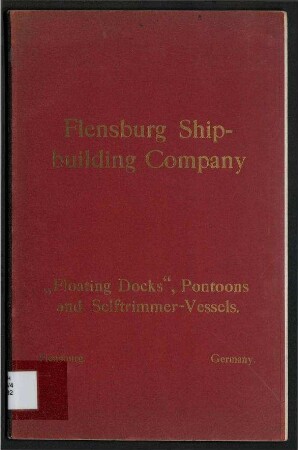 "Floating Docks", Pontons and Selftrimmer-Vessels