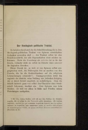 Der theologisch-politische Traktat.