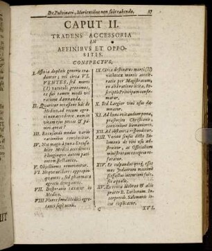 Caput II. Trades Accessoria In Affinibus Et Oppositis.