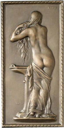 Roty, Oscar: Dame bei Toilette