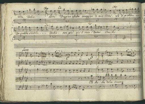 Aria: Oh dei che dolce incanto