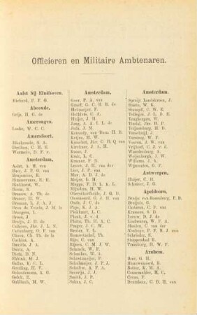 Officieren en militaire ambtenaren