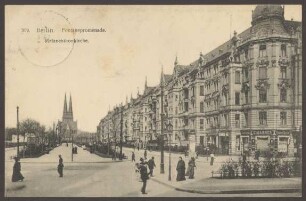 Ansichtskarte Fontanepromenade mit Melanchtonkirche [1/2]