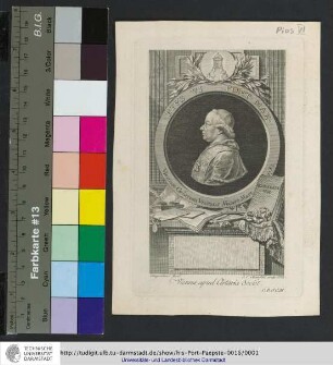 Pivs VI Pont. Max. : Viennæ Cæsarem Visitans Mense Mart. 1782.