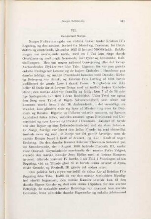 VII. Kongeriget Norge.