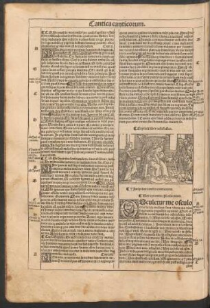 Incipiunt cantica canticorum.