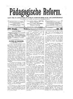 Zur Reform des Turnunterrichts