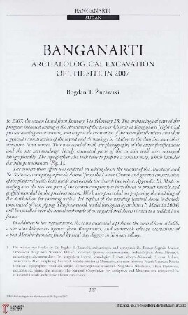 19: Banganarti : Archaeological excavation of the site in 2007