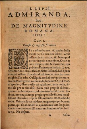 Admiranda sive de magnitudine romana : libri IV.