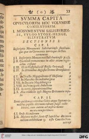 SVMMA CAPITA OPVSCVLORVM HOC VOLVMINE CONTENTORVM