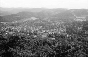 Baden-Baden: Blick vom Schloss Hohenbaden auf die Stadt