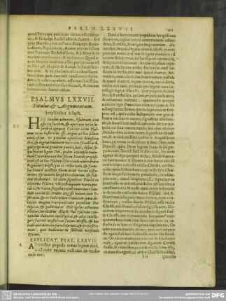 Psalmus LXXVII