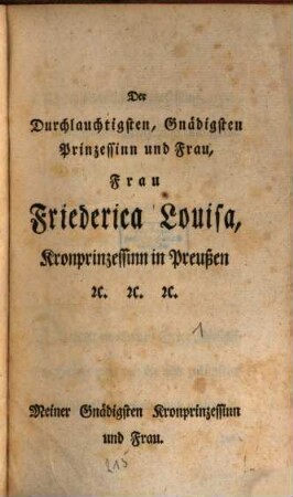 Die Hausmutter in allen ihren Geschäfften, 1