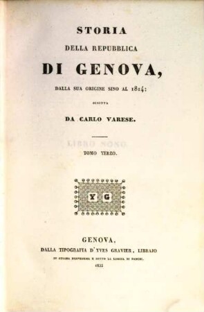 Storia della repubblica di Genova, dalla sua origine sino al 1814, 3