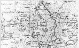Boxberg/O.L.. Atlas von Schlesien, Kreis Rothenburg, Verlag C. Flemming/Glogau, um 1850