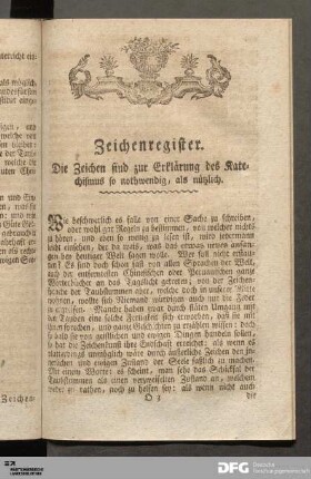 Zeichenregister.