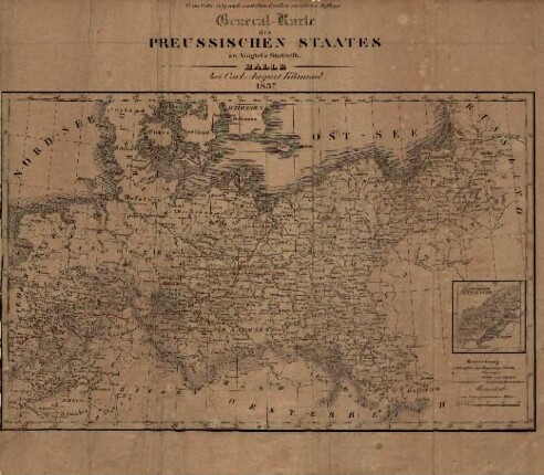 General-Karte des Preussischen Staates