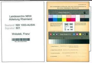 Entnazifizierung Franz Wokalek, geb. 21.08.1914 (Arzt)