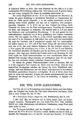 XIII. Vita Lycio-Alexandrina