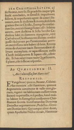 Ad Quaestionem II.
