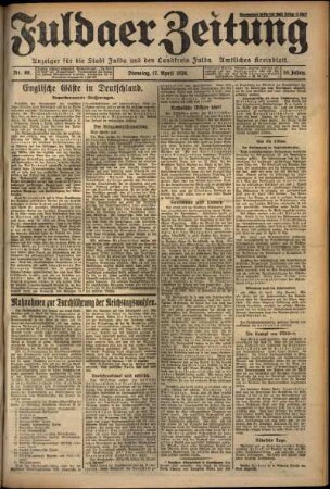 Ausgabe vom Dienstag, den 17. April 1928.