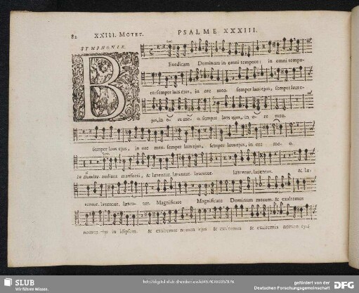 XXIII. Benedicam Dominum in omni tempore