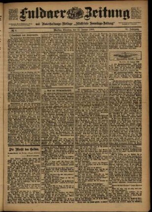 Ausgabe vom Dienstag, den 13. Januar 1903.