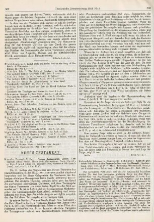 587-588 [Rezension] Novum Testamentum Graece