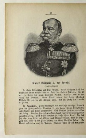 Kaiser Wilhelm I., der Große