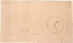 Fischer, Theodor; Bad Tölz (Bayern); Gewerbehalle - Uhr im Postamt (Ansichten)