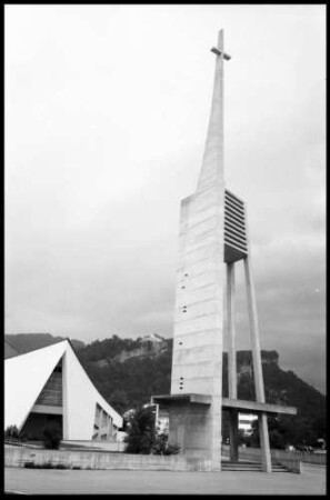 Bregenz: Kirche St. Columban, Glockenturm [Pfarrkirche St. Kolumban]