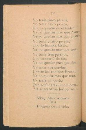 Vivo para amarte : Vals
