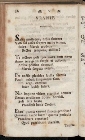 Uranie. - Ad Fratrem.