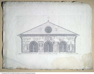 Rom, Mosaik an der Fassade der Basilica San Paolo fuori le mura