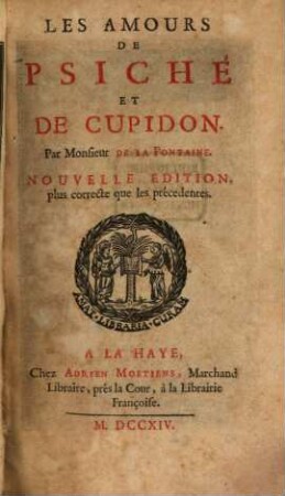 Les amours de Psiche et de Cupidon