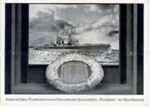 Postkarte aus der Ausstellung "Bolschewismus ohne Maske"