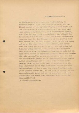 [W18]: Im Wiederholungsfalle