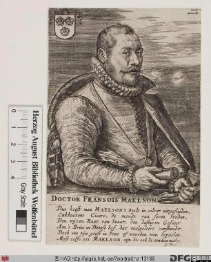 Bildnis François Maelson (eig. Frans Pieter Maakschoon)