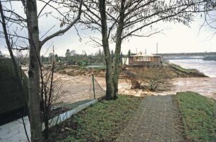 Hochwasserkatastrophe Weserwehr Hemelingen