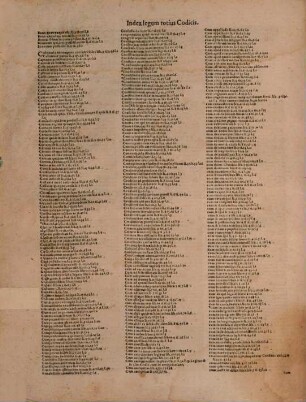 Corpvs Ivris Civilis : In IV. partes distinctum, [1]. Continentur: Indices omnium Iuris Titulorum. Institutionum Libri IIII. Digestorum seu Pandectarum Libri L. ...